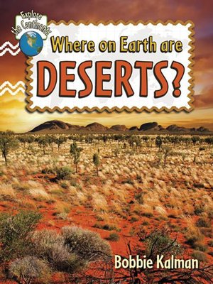 cover image of Where on Earth are Deserts?
